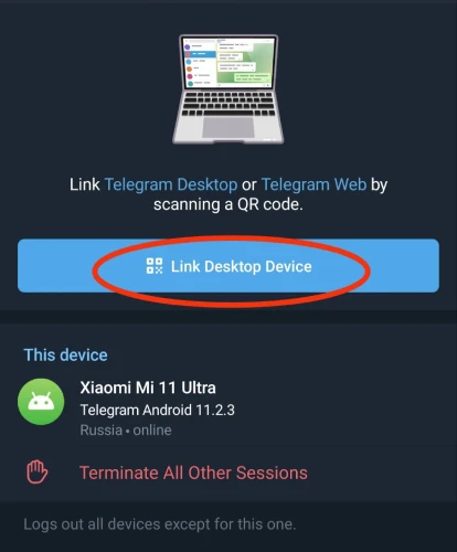 link desktop device