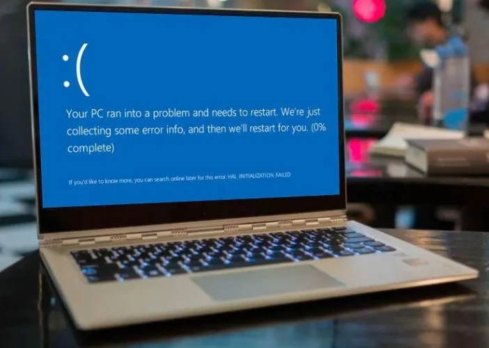 علل اصلی بروز مشکل صفحه آبی در لپ تاپ ها