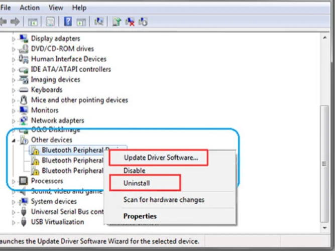 فعال سازی بلوتوث در ویندوز 7