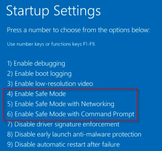 ورود به حالت safe mode در لپ تاپ