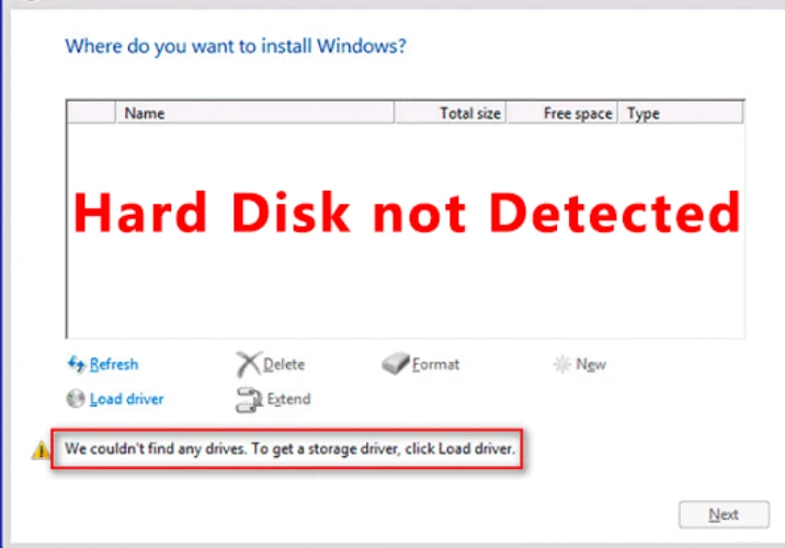دلایل اصلی عدم شناسایی هارد در لپ تاپ